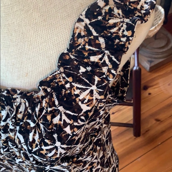 Axcess Print Dress w/ String Tieback Medium - Picture 4 of 7